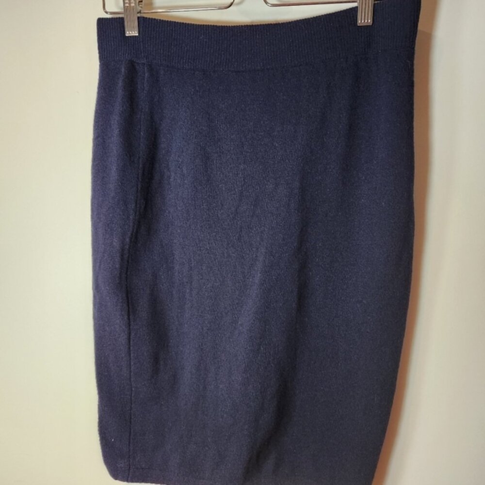 Vintage large lambswool united colors of Bennetton pencil skirt‎ mid
